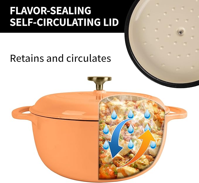 Premium Enameled Cast Iron Dutch Oven - Image 6