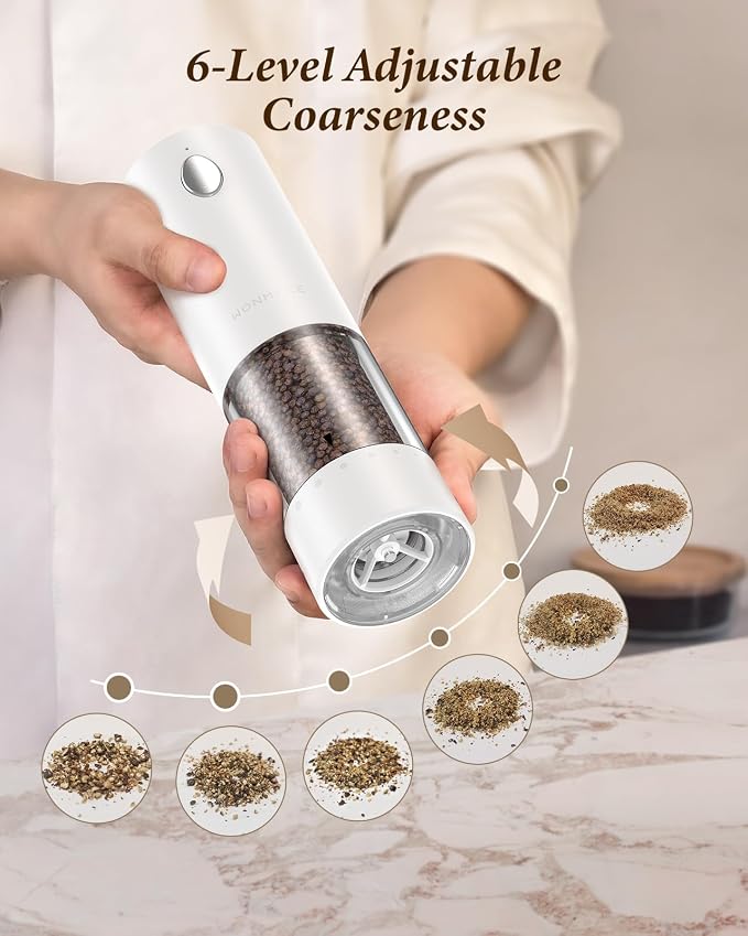 Electric Salt and Pepper Grinder Set - Image 5