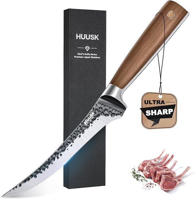 Huusk Boning Knife 6 Inch Fillet Knife by HuuskKnife