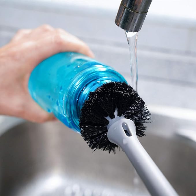 MOSOLAN 2-in-1 Bottle and Straw Cleaning Brush, Long Handle Water Bottle - Image 8
