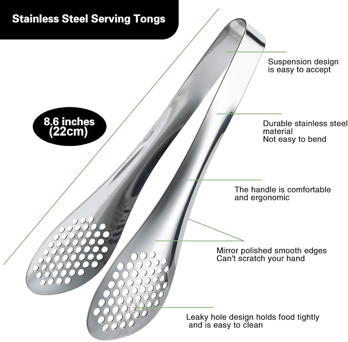 MSY BIGSUNNY 9 inch Buffet Tongs - Image 4