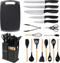 19 PCS Kitchen Cooking Utensils Set, 11 Pieces Silicone Cooking Utensils Set 6 by CADABY