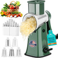 APSARAS USA Rotary Cheese Grater, 5 in 1 Rotary Grater, Cheese Grater Hand Crank by FLYINGAPSARAS