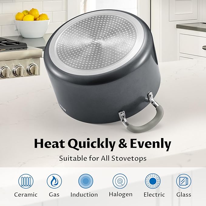 12 Quart Nonstick Stock Pot - Image 4
