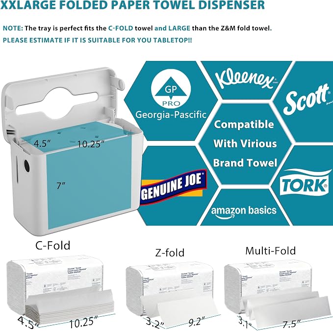 C-fold Paper Towel Dispenser XXLarge - Image 2