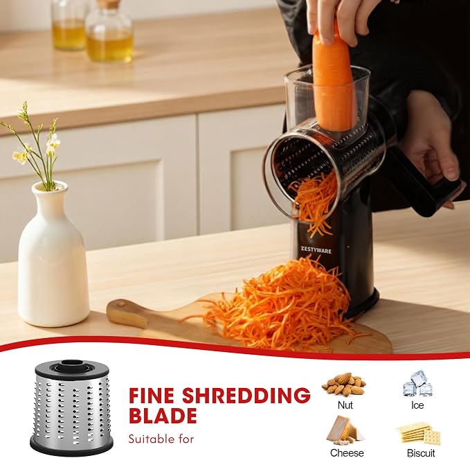Rotary Cheese Grater Hand Crank - Image 6