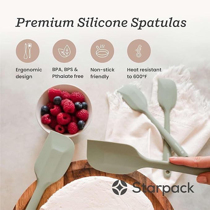 StarPack 'Scrape & Stir' Silicone Spatula Set - Image 2