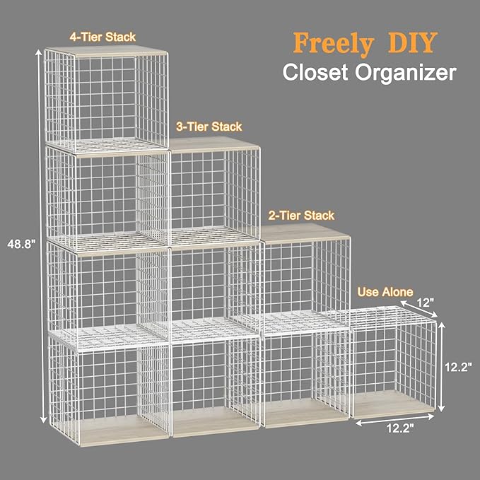 4 Pack Closet Organizers and Storage - Image 3