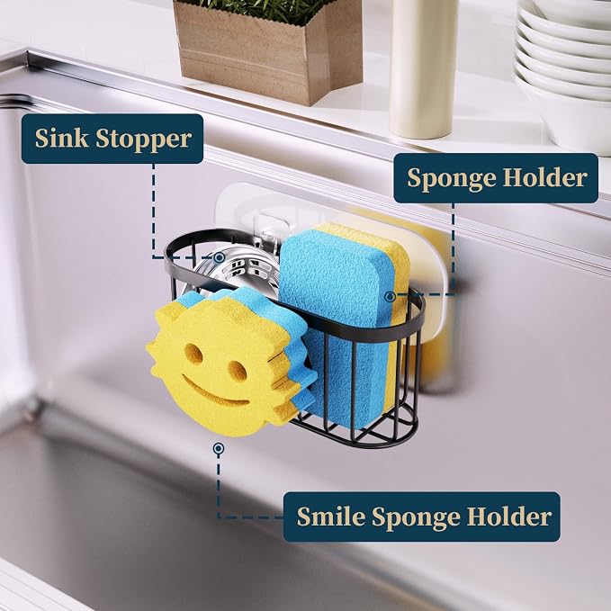 Consumest Sponge Holder Smiley Face - Image 8