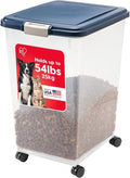 IRIS USA Dog Food Storage Container, Attachable Wheels, by IRISUSA