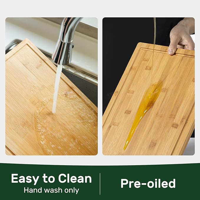 Kikcoin 17”×11” Bamboo Cutting Boards - Image 6