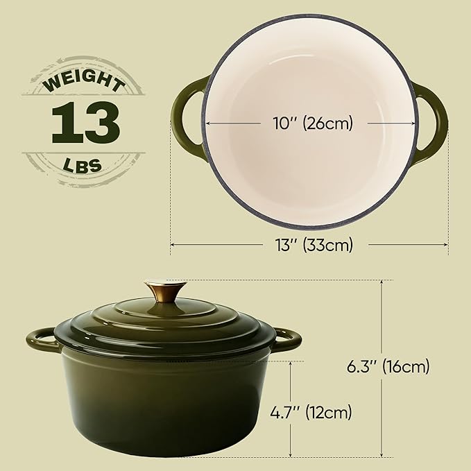 Vintage Style 6 Quart Dutch Oven Pot - Image 4