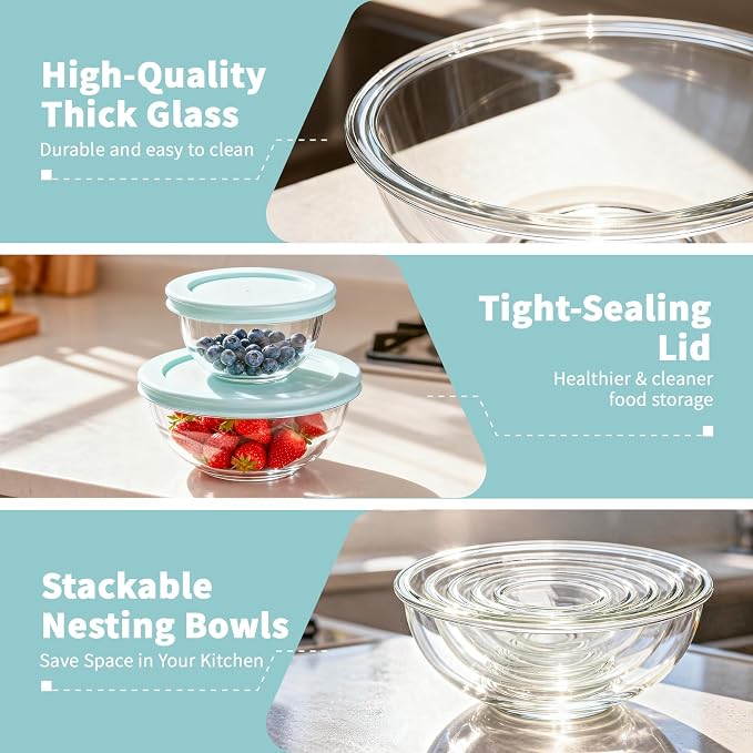 WhiteRhino Glass Mixing Bowl - Image 4