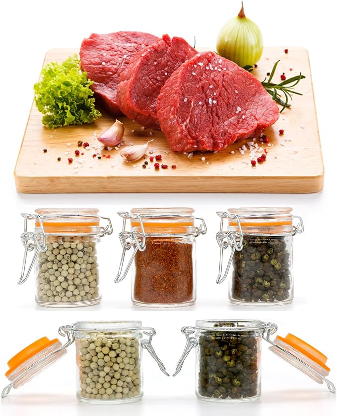 1.7 oz Mini Glass Spice Jars - Image 6