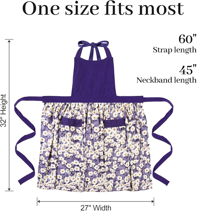 Cute Floral Aprons for Women - Image 6