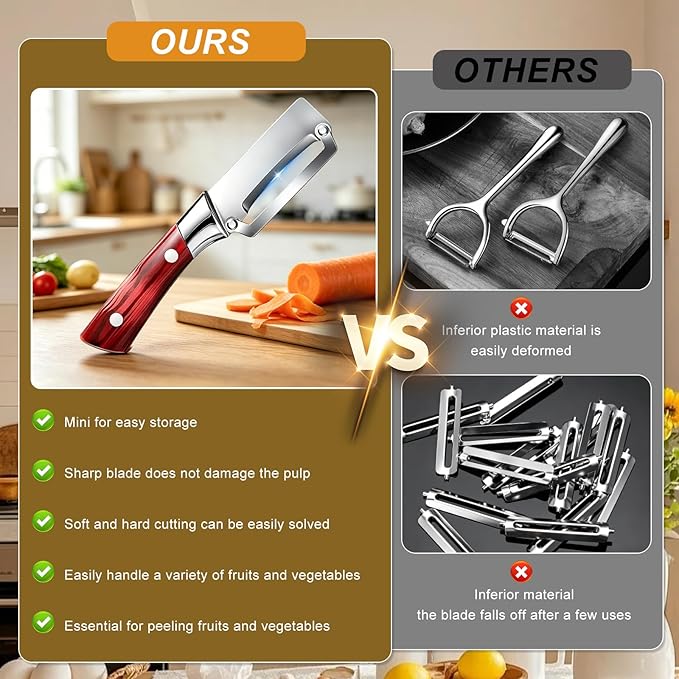 2-piece Multi-Functional vegetable peeler set, 2026 New kitchen peeler - Image 3