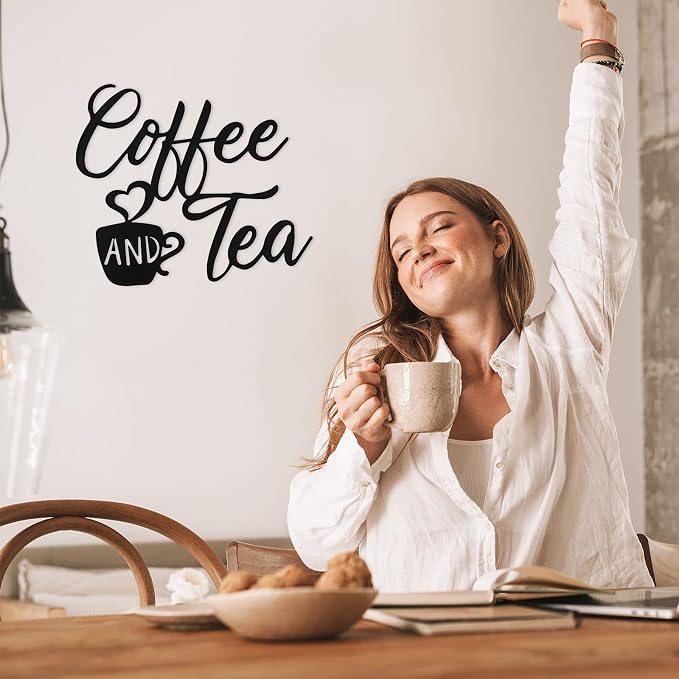 Ferraycle Coffee Bar Decor, 12 x 10.2 Inch Sign - Image 4
