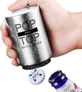 Pop The Top Bottle Opener, Automatic Beer Bottle Opener by VEADOOLLY