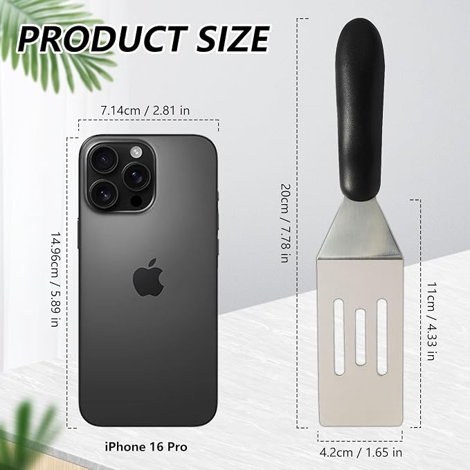Small Metal Spatula, Mini Spatula - Image 2