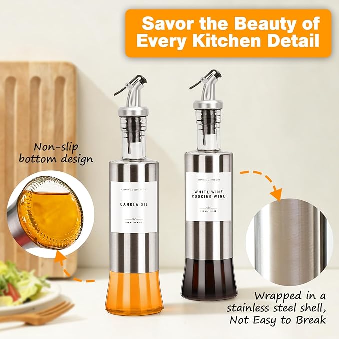 Olive Oil Dispenser Bottles for Kitchen - Image 4