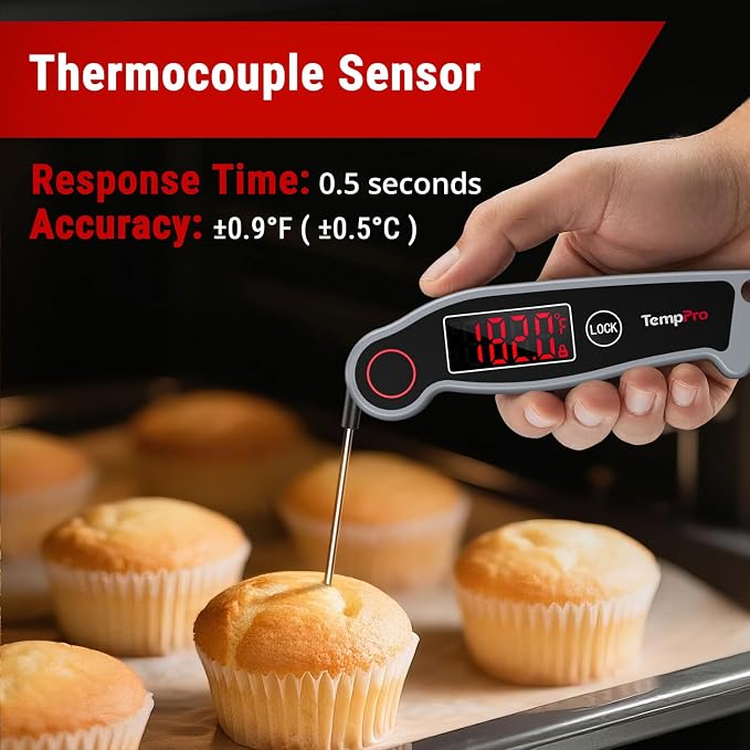 TempPro TP19 Waterproof Digital Meat Thermometer - Image 2