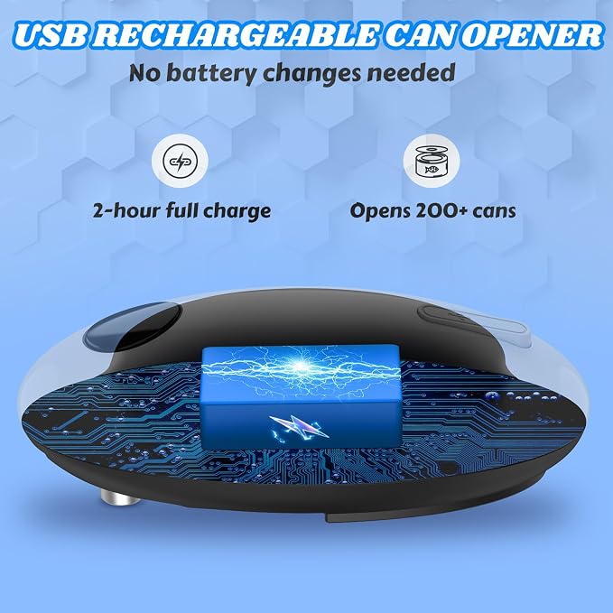 USB Rechargeable Electric Can Opener - Image 2
