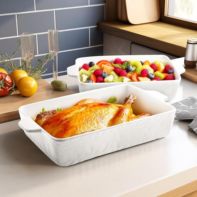 Casserole Dishes for Oven, Ceramic Baking Dishes, Lasagna Pan - Image 7
