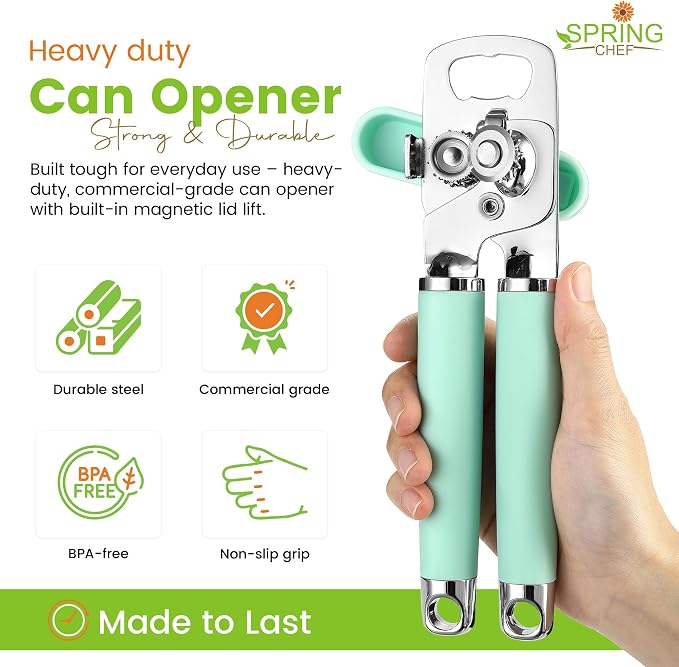 Spring Chef Stainless Steel Can Opener - Image 2