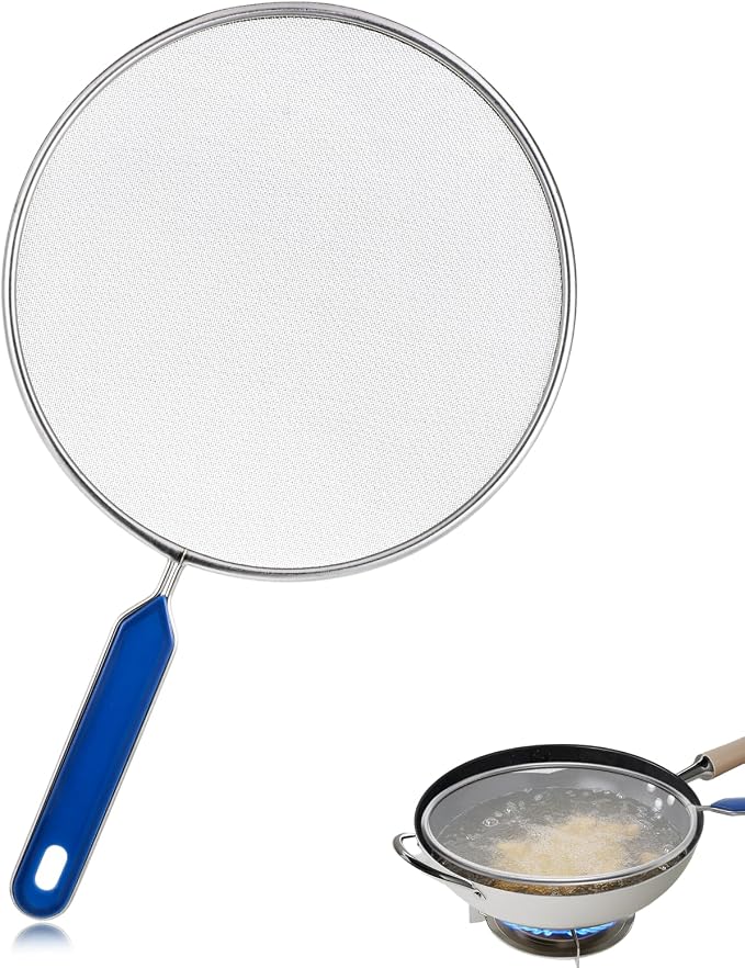 8.3 Inch Grease Splatter Guard for Frying Pan, Stainless Steel Grease Screen by Unknown