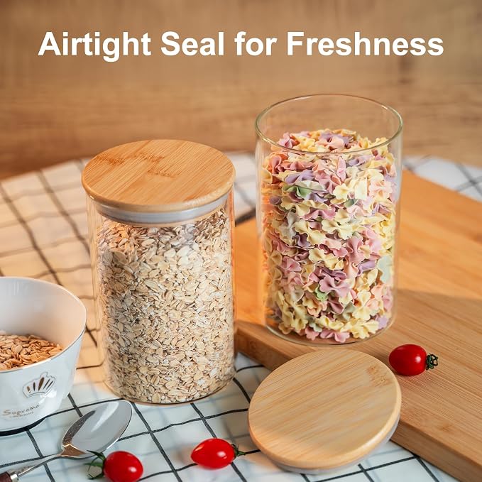 YUNCANG Glass Food Storage Jars 50oz - Image 3