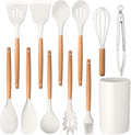 E-far Kitchen Utensils Set of 12, Silicone Cooking Utensils by E-far