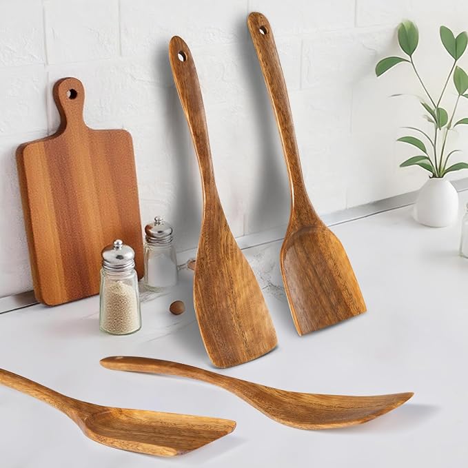 Wooden Spatulas, flipping and Wok Spatula, Wooden Spoons & Spurtle - Image 5