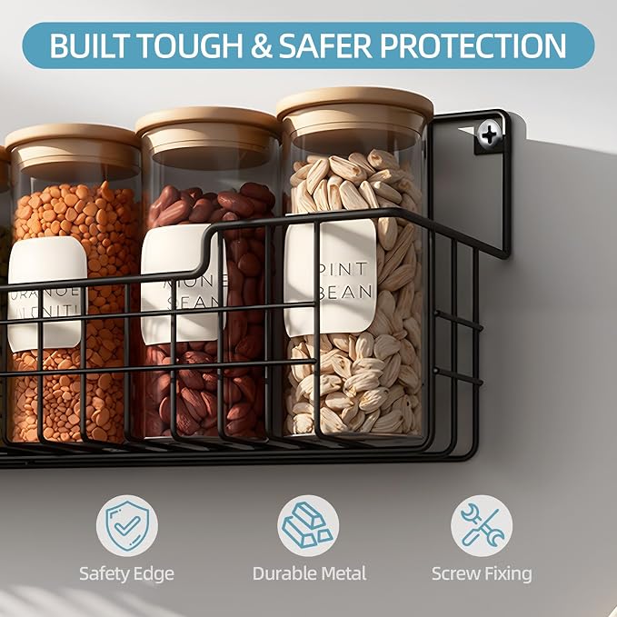 Spice Rack Wall Mount, Spice Organizer - Image 5