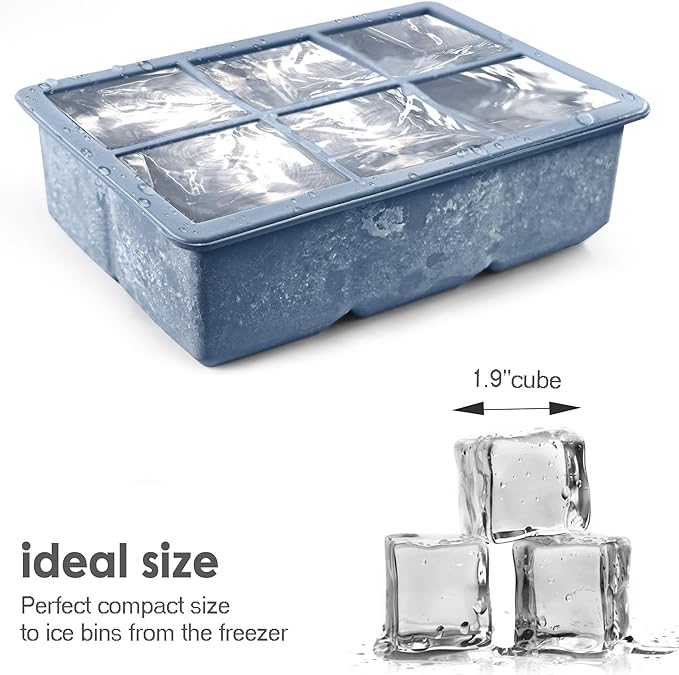 Excnorm Silicone Ice Cube Trays 3 Pack - Image 3