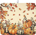 Fall Orange Pumpkin Dish Drying Mat by Unknown