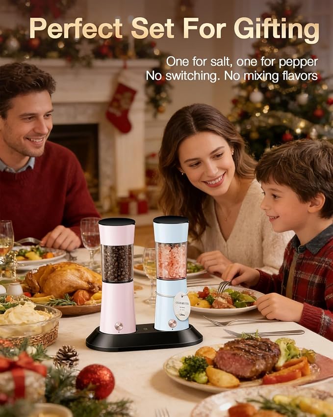 Gravity Electric Salt and Pepper Grinder Set - Image 7