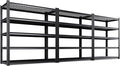 Set of 3 Garage Shelving-3000 lbs 5 Tier Storage Shelves, Adjustable Heavy Duty by Unknown