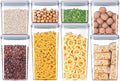 8-Piece Set of Pop Airtight Food Storage Containers by EQI