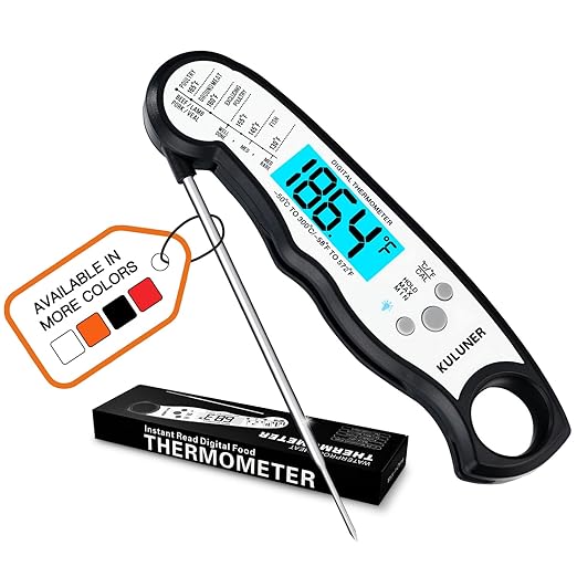 KULUNER TP-01 Waterproof Digital Instant Read Meat Thermometer by KULUNkitchentoolstheperfectcookingexpert