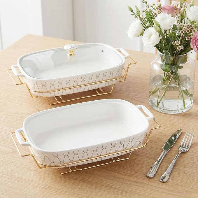 13" x 9" Ceramic Casserole Dish - Image 4