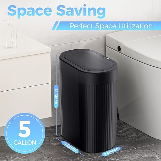 jinligogo 2 Pack 5 Gallon Bathroom Trash Can - Image 3