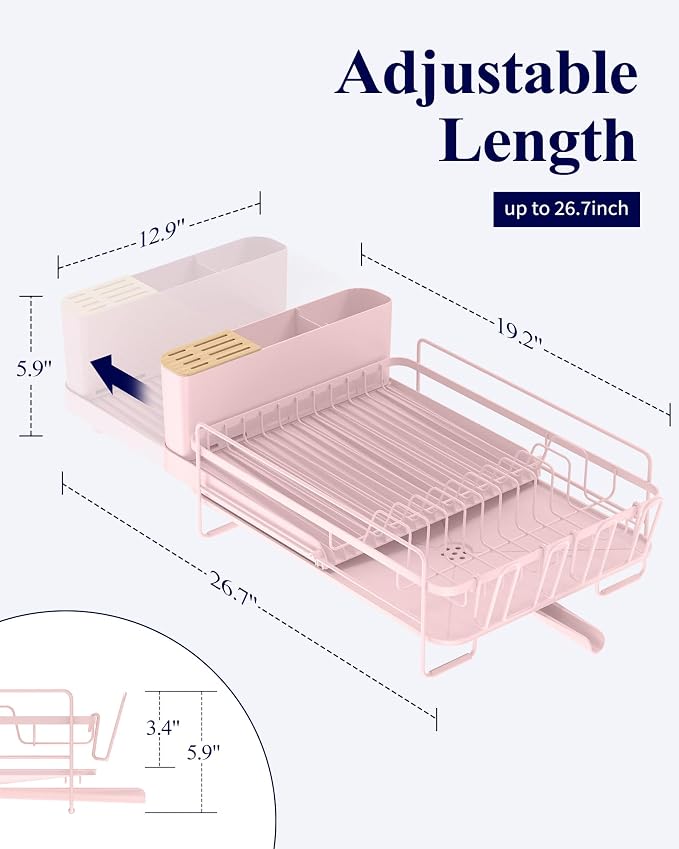 Kitsure Large Dish Drying Rack - Image 2