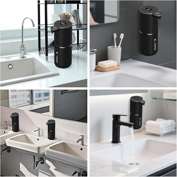 OHIFAST 2 Pack Automatic Liquid Soap Dispenser Touchless, USB Rechargeable - Image 7