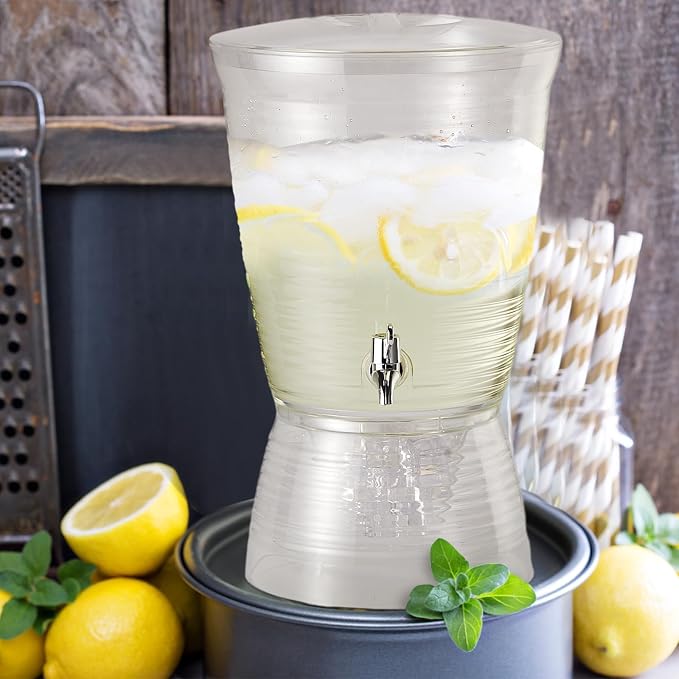 Tioncy 4 Pcs Acrylic Beverage Dispenser - Image 5