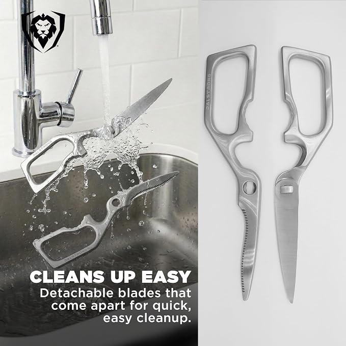 Dalstrong Kitchen Scissors — Japanese Stainless Steel Shears, Ambidextrous - Image 4