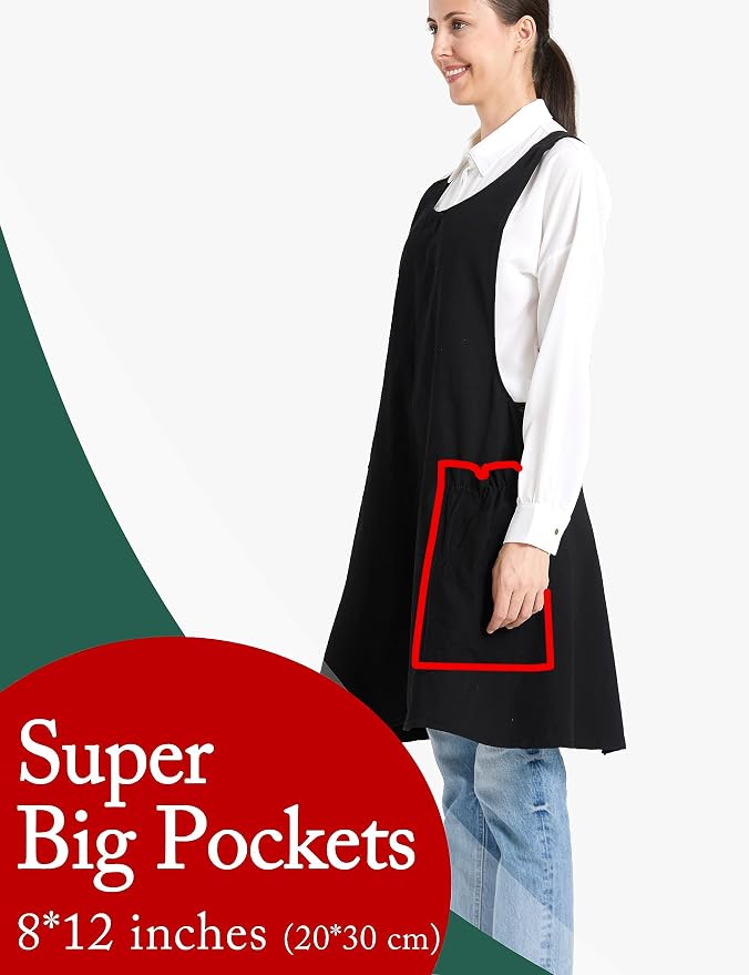 Cozy Adjustable Cross Back Aprons - Image 3