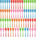 Irenare 65 Pcs Mini Silicone Spatulas Bulk 8.3 Inch Heat Resistant Scrapers by Irenare
