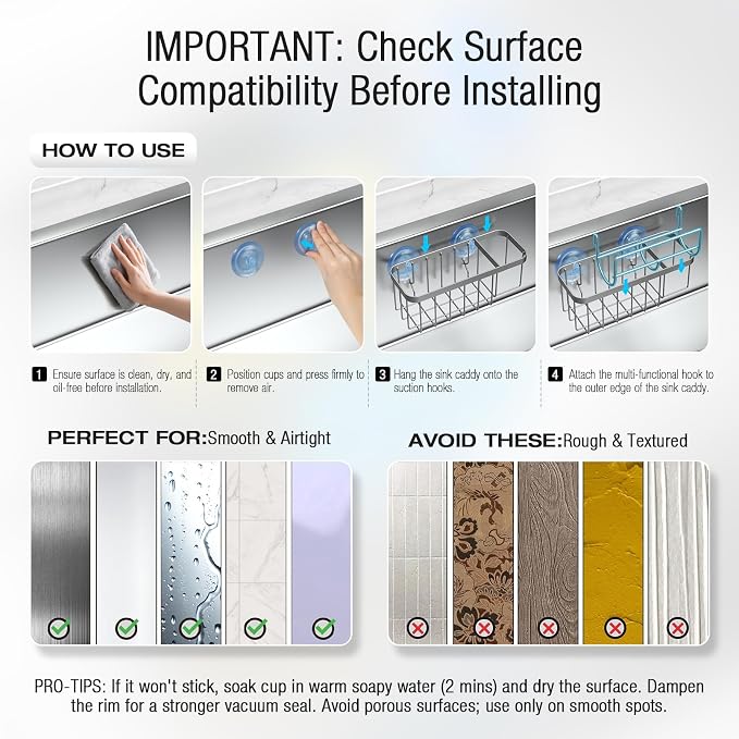 3-in-1 Kitchen Sink Caddy Organizer - Image 5