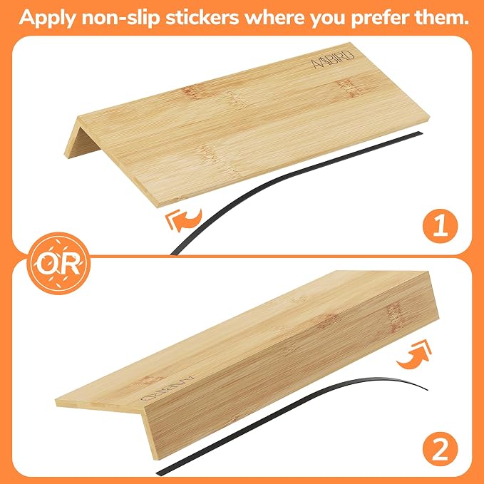 AMBIRD Bamboo Spice Drawer Organizer - Image 8