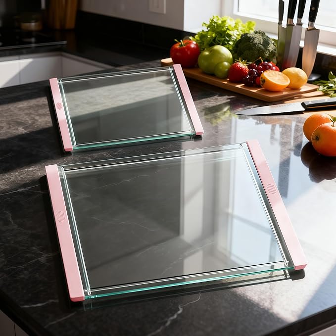 Tempered Glass Cutting Board Set - Image 5
